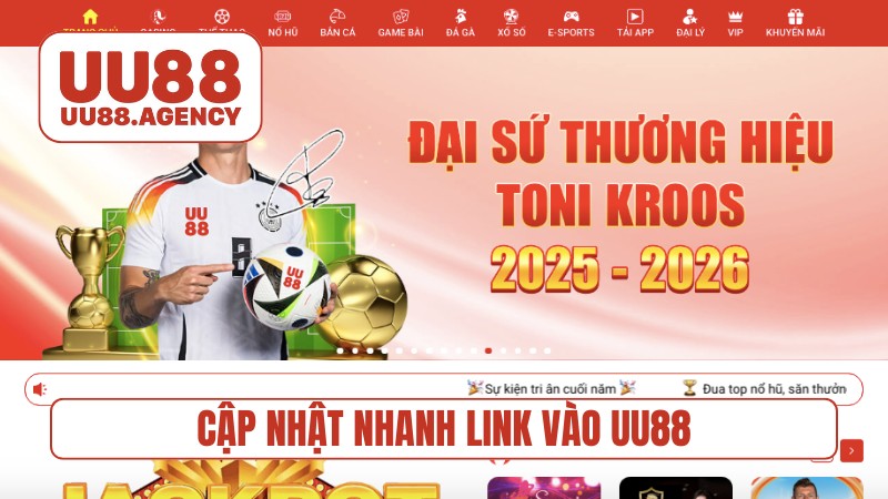 Cập nhật nhanh link vào UU88